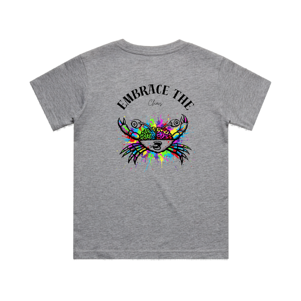 Embrace the Chaos - Colorful Crab T-shirt
