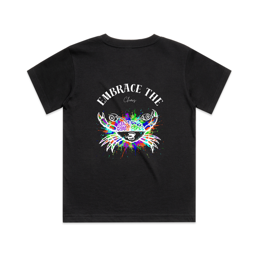 Embrace the Chaos - Colorful Crab T-shirt