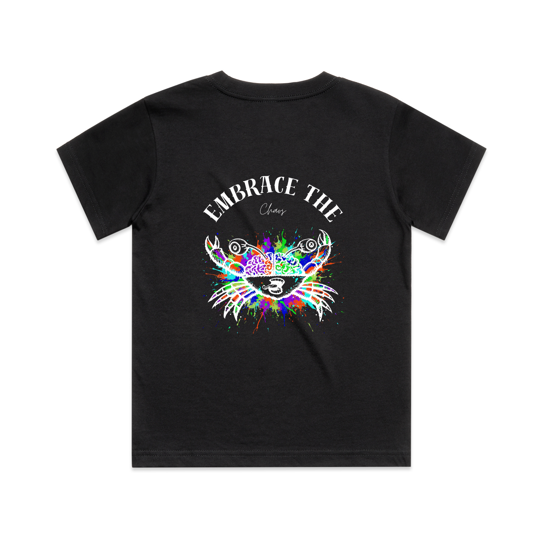 Embrace the Chaos - Colorful Crab T-shirt