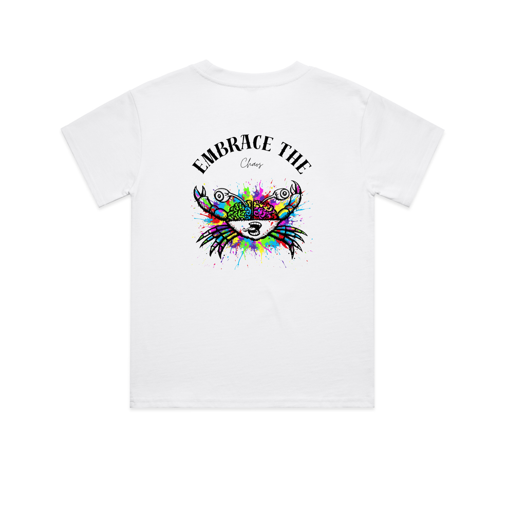 Embrace the Chaos - Colorful Crab T-shirt