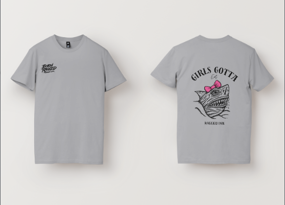 "Girls Gotta Eat" - Great White Shark Tee
