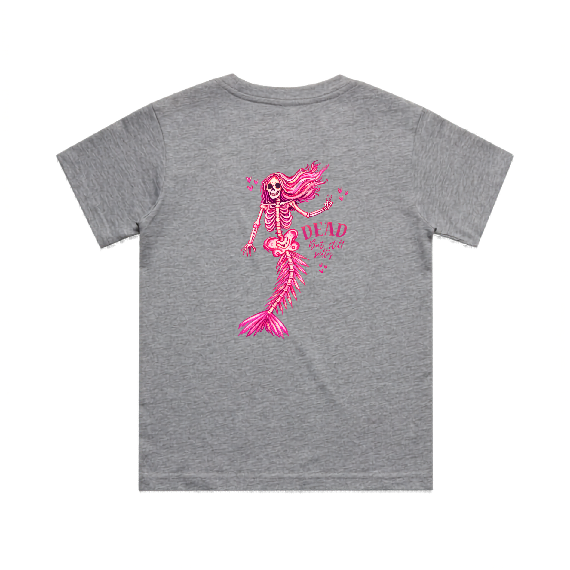 Dead but still Salty Pink Mermaid T shirt
