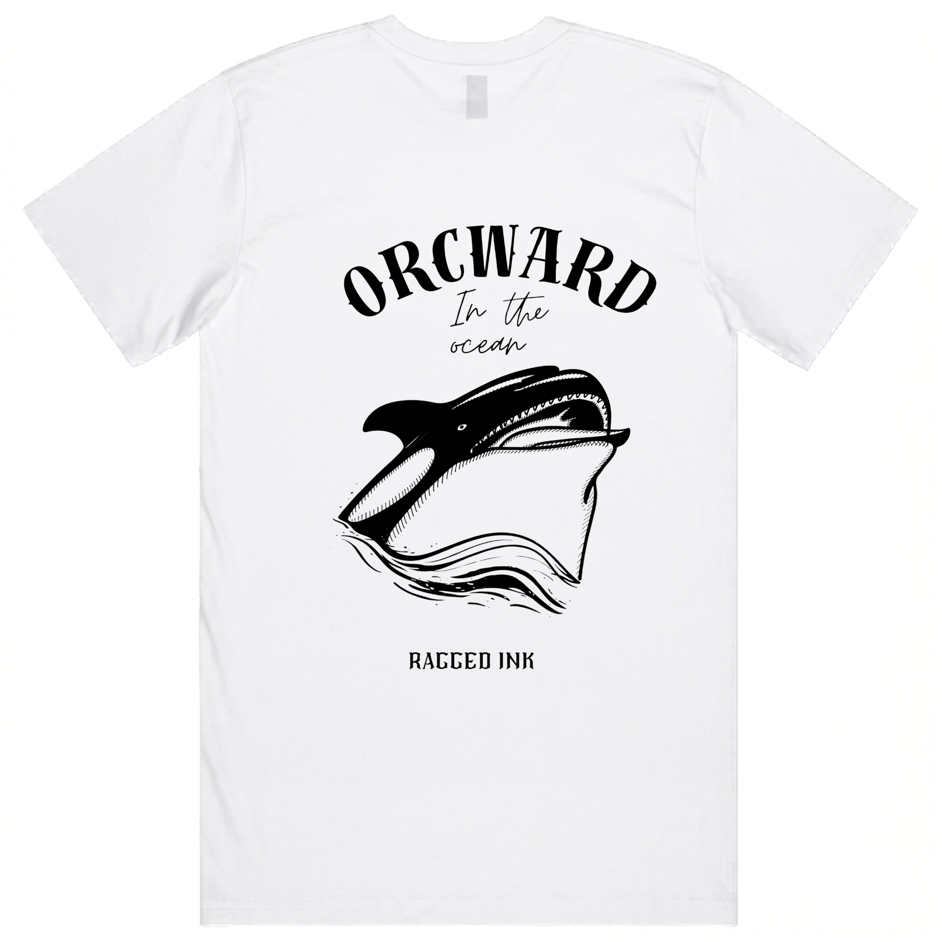 "ORC-ward in the ocean" Killer whale - T Shirt