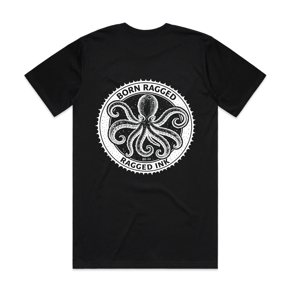 Octopus Born Ragged Ragged Ink Stamp collection - T Shirts
