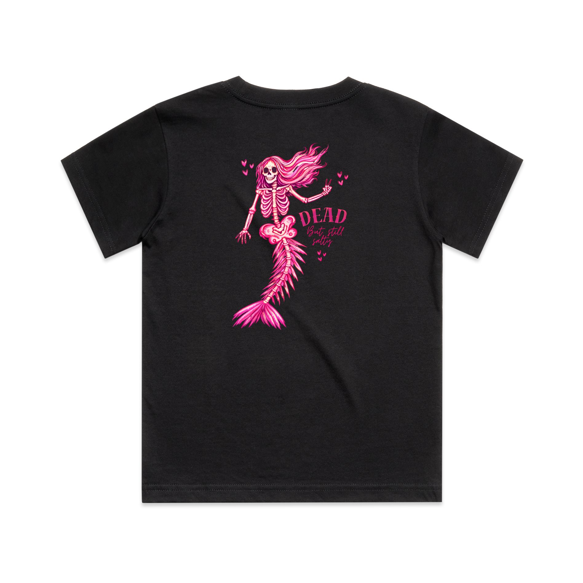 Dead but still Salty Pink Mermaid T shirt