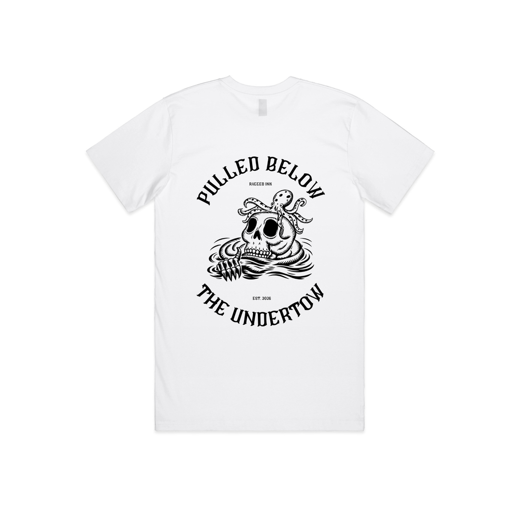 Pulled Below the Undertow - Drowning Skeleton T shirt