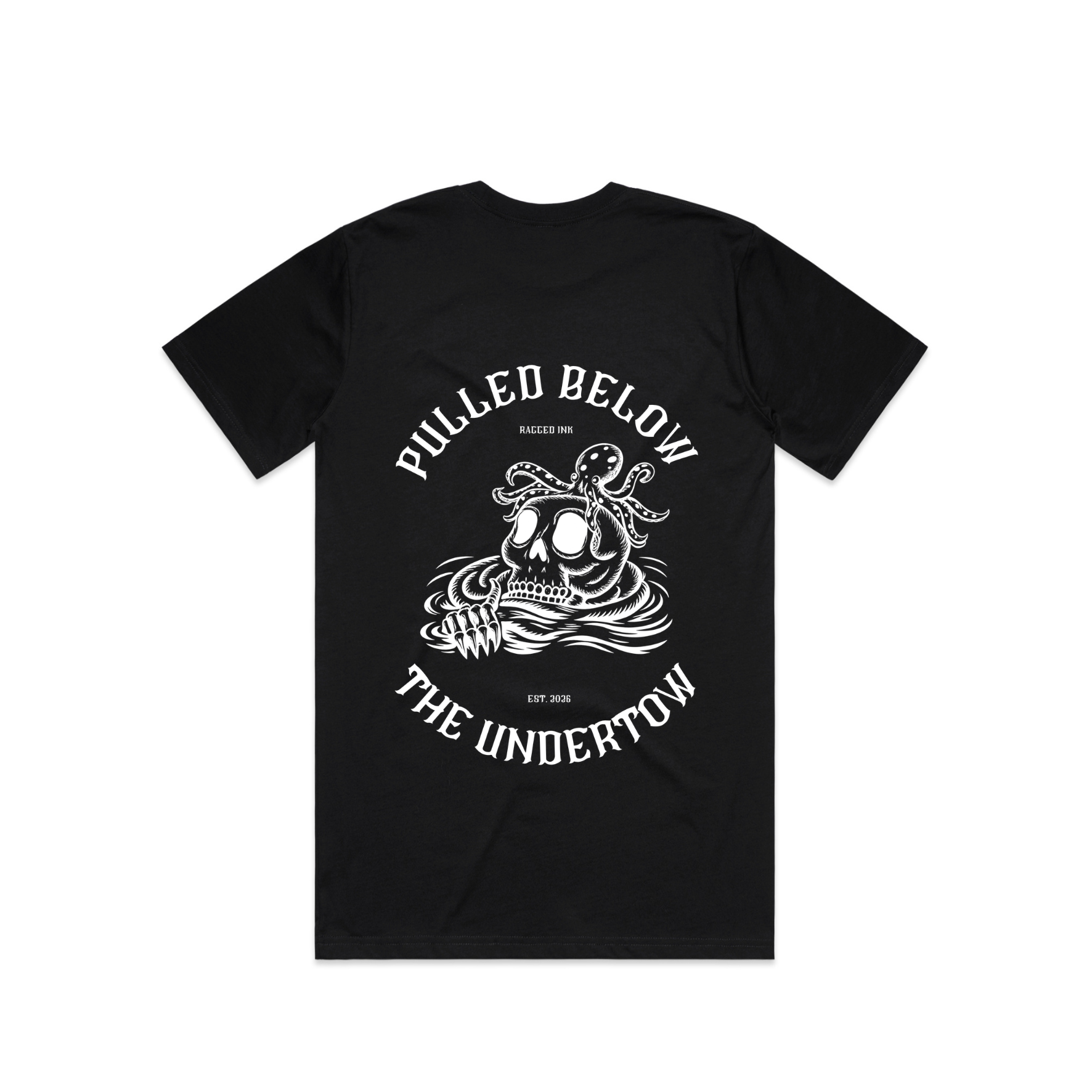 Pulled Below the Undertow - Drowning Skeleton T shirt