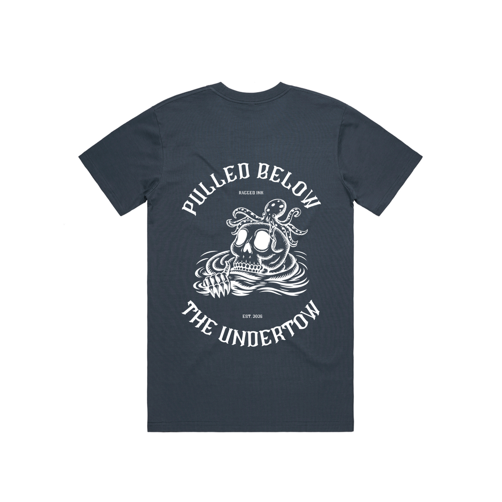 Pulled Below the Undertow - Drowning Skeleton T shirt