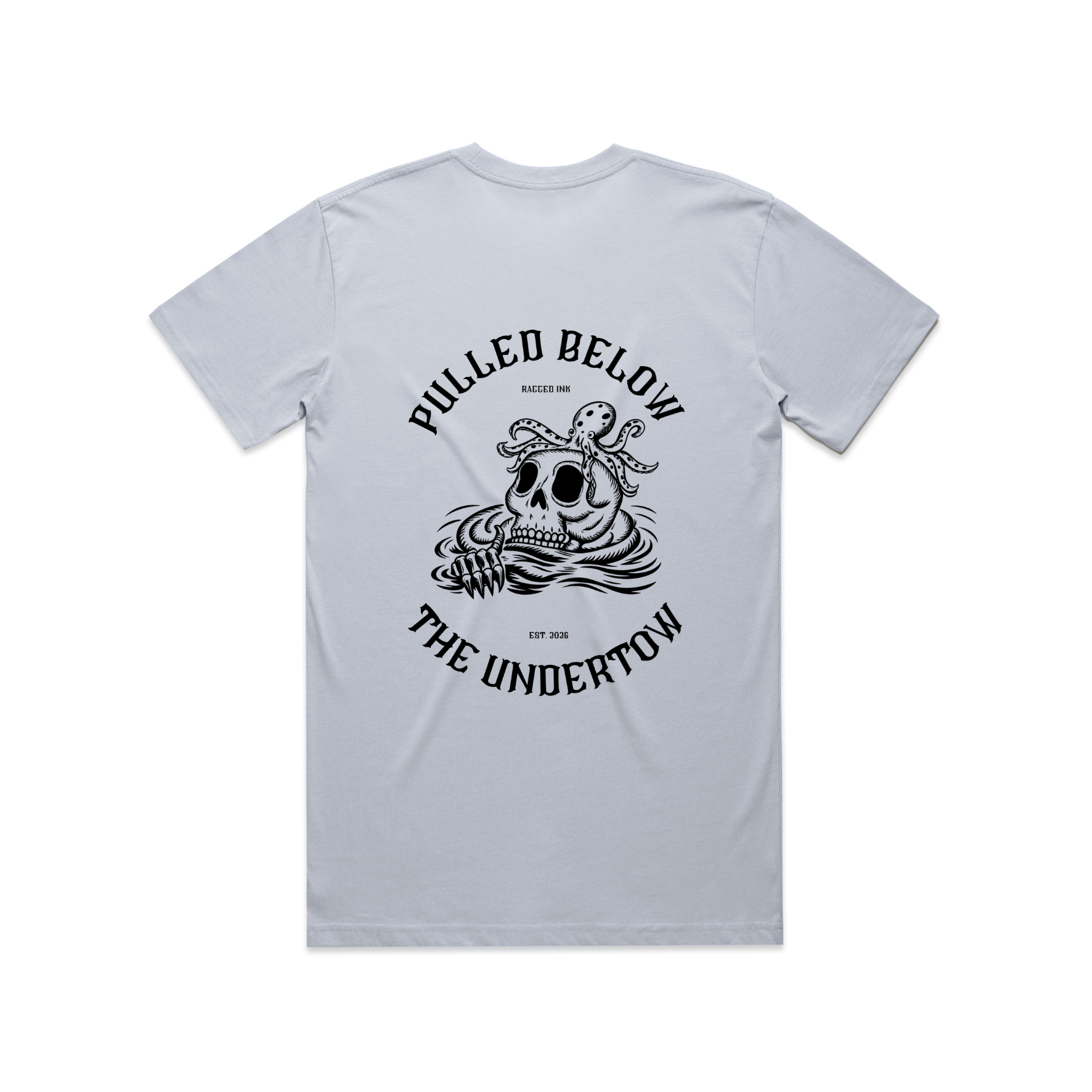 Pulled Below the Undertow - Drowning Skeleton T shirt