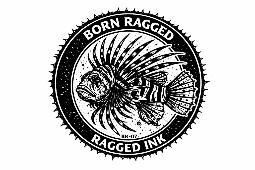 Lion Fish - Stamp Tee
