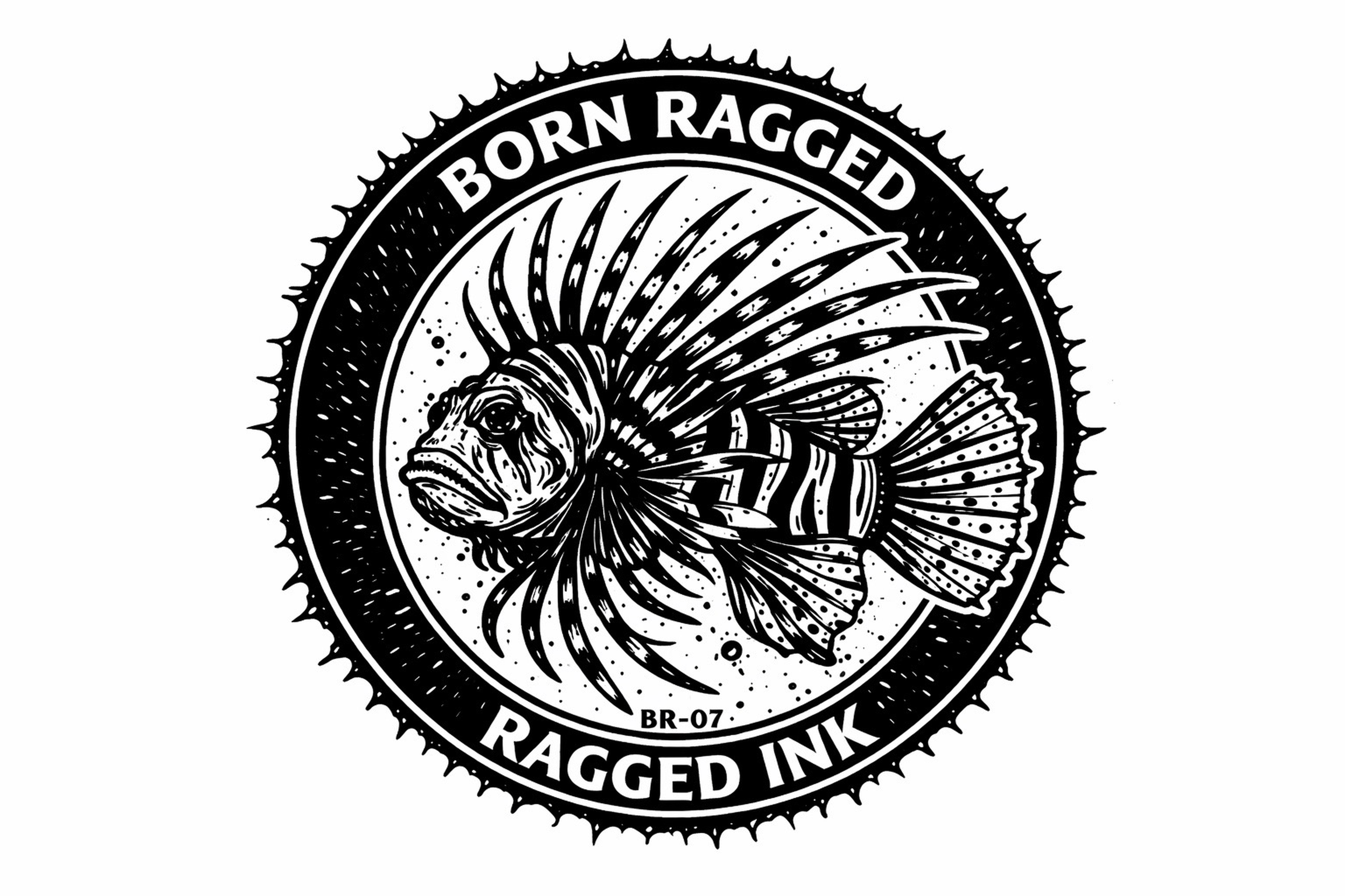 Lion Fish - Stamp Tee