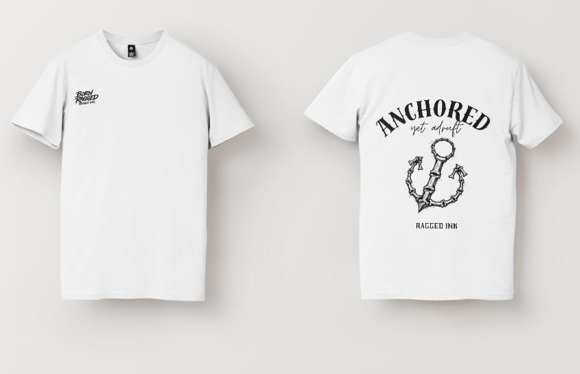 "Anchored Yet Adrift" - Tattoo inspired T shirt