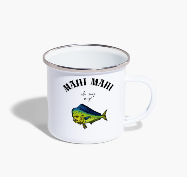 Mahi Mahi - Enamel Camping Mug